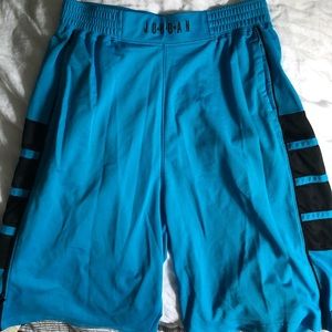 Men’s Blue Jordan Basketball Shorts